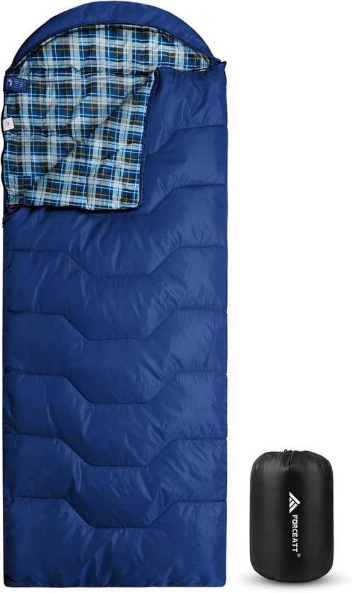 SnelShoppen - Ultralichte Slaapzak voor 3 Seizoenen, Ideaal voor Camping, Hiken en Buitenactiviteiten, Waterdicht en Scheurvast, Compact en Lichtgewic
