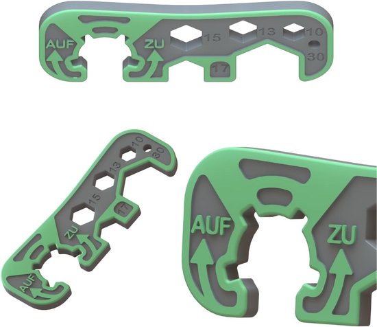 SnelShoppen - Universele Gasfles Sleutel - Multifunctionele 3D Druk Gas Sleutel voor Gasventiel, Regulator en Cilinders, Ideaal voor Camping, Motorhom