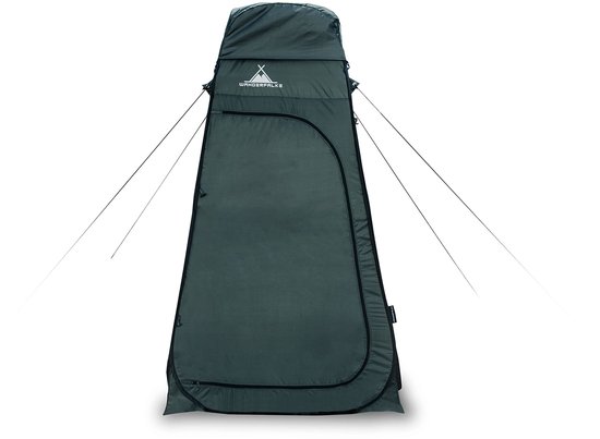 SnelShoppen - XL Pop-up Douchetent 210cm Hoog - Kleedtent, Toilettent, Douchecabine 120x120x210cm voor Outdoor, Camping, Vissen, Strand, Incl. Draagta