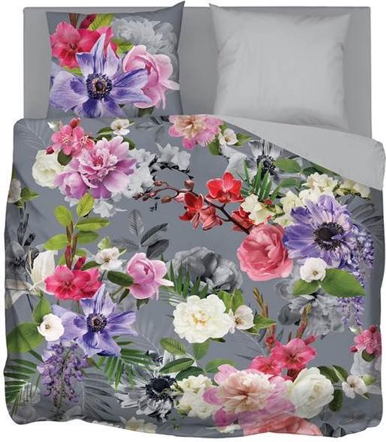 Snoozing Bloom - Dekbedovertrek - Lits-jumeaux - 240x200/220 cm + 2 kussenslopen 60x70 cm - Multi kleur van Snoozing