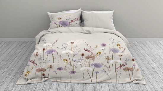 Snoozing Vive Dekbedovertrek - Tweepersoons - 200x200/220 cm - Zand van Snoozing