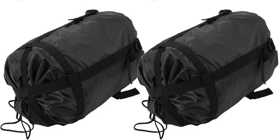 SNQ Compressie Opbergzak - 2 Stuks - Oxford Stof - Outdoor Kampeer Slaapzak - Waterdicht - Reizen - Volwassenen - Compressie Opbergzak - Geschikt voor Slaapzakkleding van SNQ