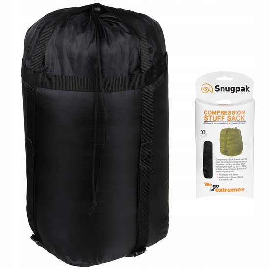 Snugpak Compressie Stuff Sack L Zwart - Universele Opbergzak van Merkloos