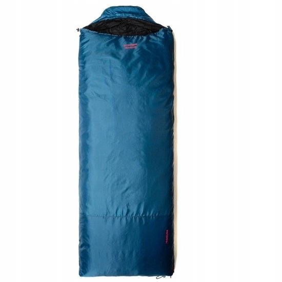 Snugpak Travelpak Traveller Slaapzak - Blauw, 7°C, 900g, Muggennet van Merkloos