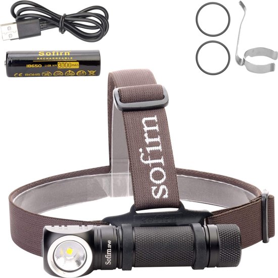 Sofirn SP40 Led koplamp 1200 Lumen CREE XPL LED-koplamp met 18650-batterij voor buiten verkennen van de jacht van Sofirn