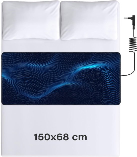 Soft & silky XL Aardingsmat - Aardingslaken - Aarden - Aarding - Grounding Mat van Tuntrol