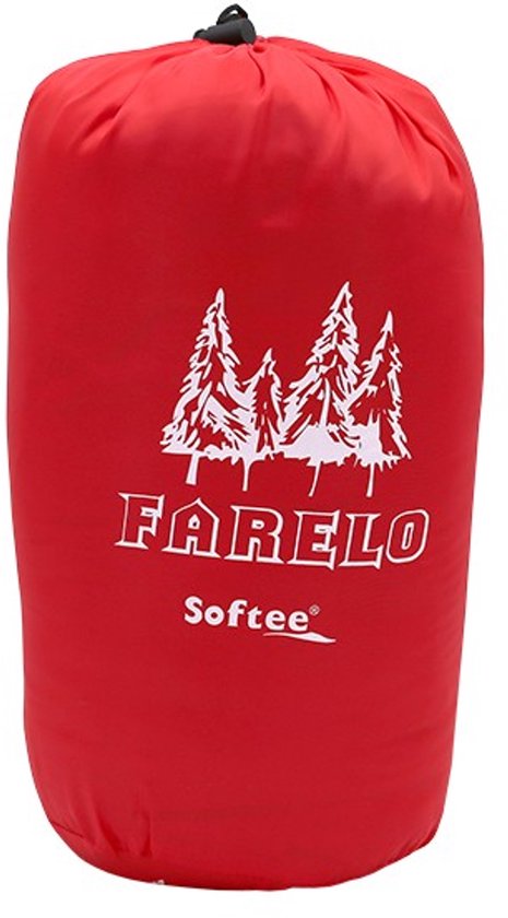 Softee Farelo Slaapzak Rood 180x75 cm Jongens,Meisjes van Softee