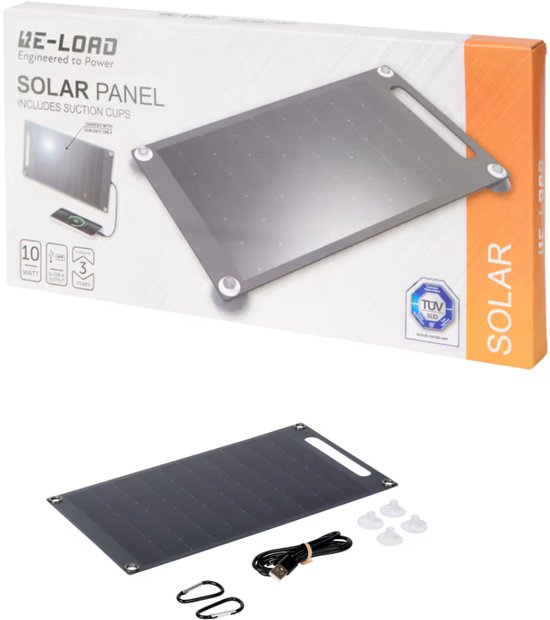 Solar Paneel - oplader - Camping - zonne-energie