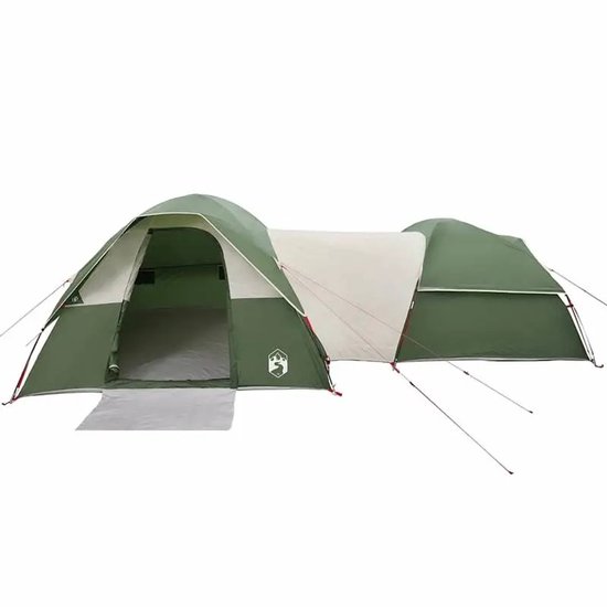 Solayne Tent - Kamperen - Travel - Kampeertent - Familie tent - 4 Seizoenen - Outdoor - lichtgewicht - 287x280 cm - 5 personen - Groen