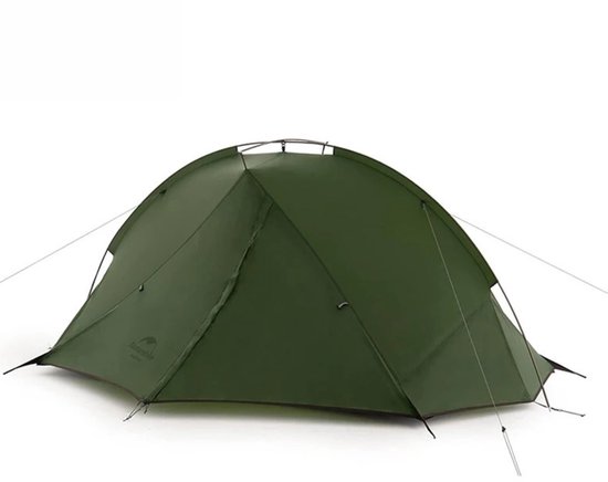 Solayne Tent - Outdoor - Kampeertent - Koepeltent - Lichtgewicht tent - Waterdichte tent - UV Preventie&Ademend - 2 Personen - Groen