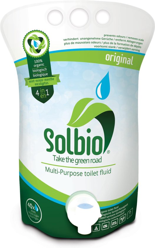 Solbio Original XL 1.6L - biologische toiletvloeistof - 100% Natuurlijk van Solbio