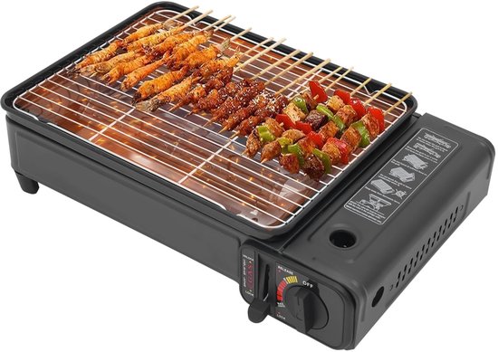 Solidchoice - Campingfornuis Butaan met Piëzo-Ontsteking en Koffer