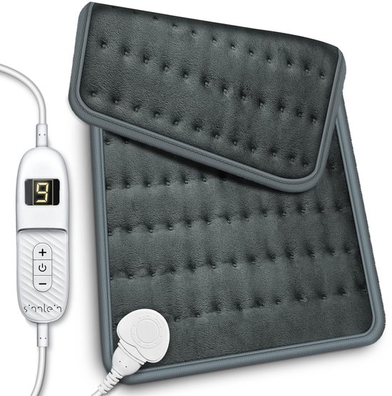Solidchoice - Fleece Verwarmingskussen 60 x 30 cm met Digitale Display