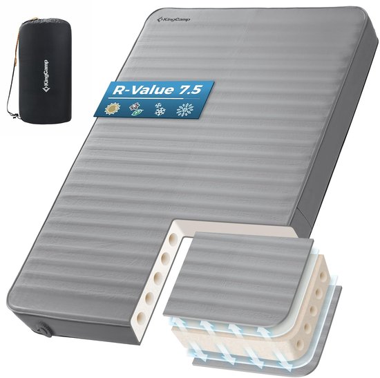 Solidchoice - Luxe Zelfopblazend Slaapmat voor 2 Personen