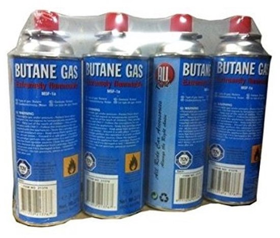 Solidchoice - Navulverpakking Butaangas 4 Stuks MSF-1a
