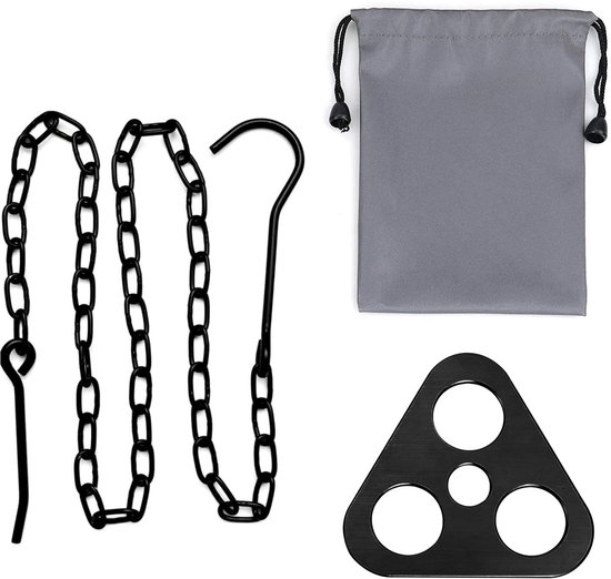 Solidchoice - Roestvrijstalen Camping Tripod met Verstelbare Ketting van Solidchoice