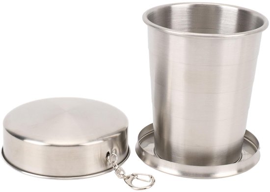 Solidchoice - RVS Opvouwbare Cup 450ml voor Camping en Reizen