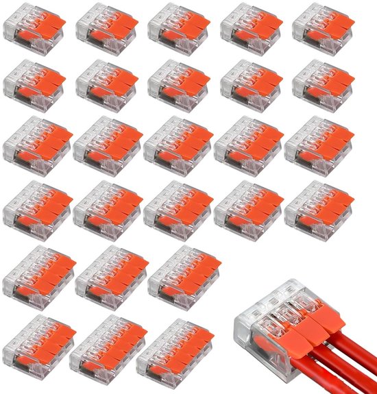 Solidchoice - Set van 26 Elektrische Snelkoppelingen met Hendel