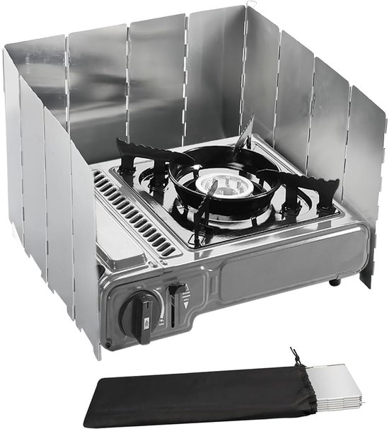 Solidchoice - Vouwbare Gas Heater met Windbescherming
