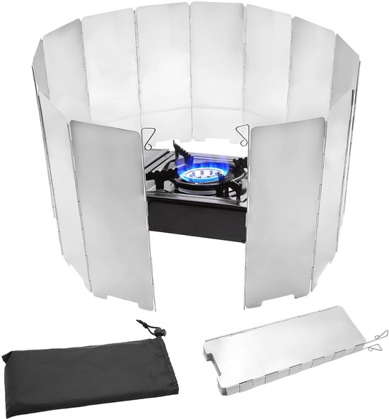 Solidchoice - Vouwbare Windbescherming voor Camping met 14 Platen
