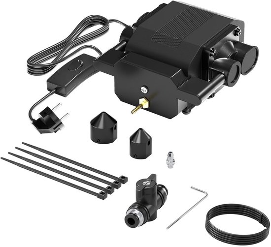 SolidKeus - Air Assist Kit met Luchtpomp voor Lasergraveermachines