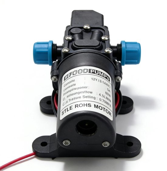 SolidKeus - DC 12V Hogedruk Membraanwaterpomp