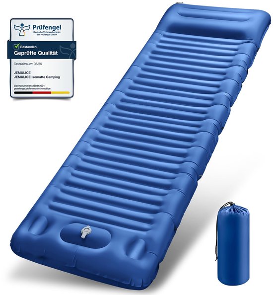 SolidKeus - Zelfopblazend Campingmatras met Voetpomp en 12 cm Dikte