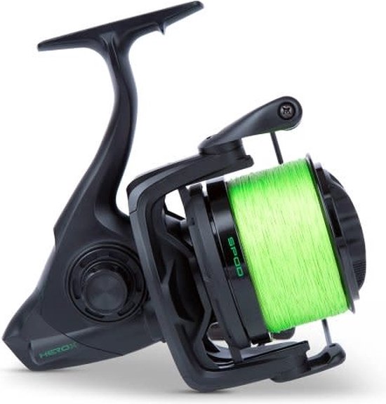 Sonik Herox Spod Molen | Incl. 200m 30lb Gevlochten Lijn Zwart van SONIK