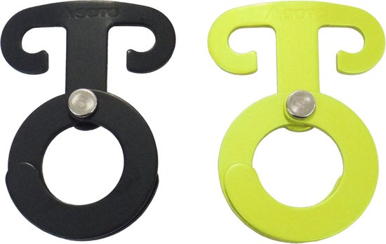 Soto Outdoors - Gravity Hanger - Monkey Ring - ophanghaken (set van 2) van Soto
