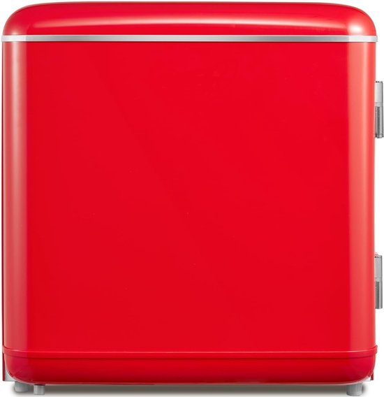 SP® Minibar - 47 Capaciteit - Mini Koelkast - Draagbare Koelkast - Rood - 45cm x 48cm x 51cm