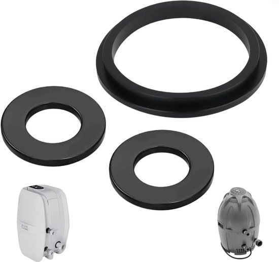 Spa Afdichtingen Set - Rubberen O-ringen - Onderhoud Zwembad - Set van 3 Stuks