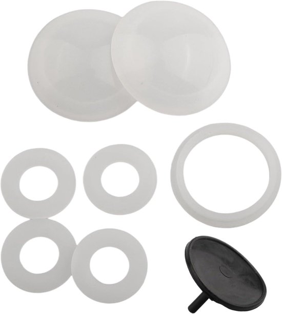 Spa Reparatiekit - Afdichtingsset Lekken - Spa Onderhoud - Complete Afdekking - 8 stuks - Zwart