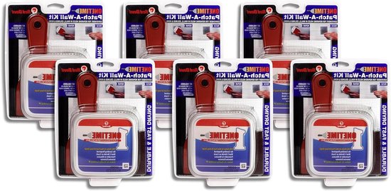 Spackling Patch-A-Wall Kit - Muurreparatie Set - Muren Herstellen - Krimpt Niet Barst Niet - 1/2 Pint - Wit