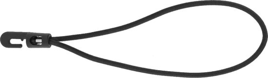 Spanelastiek met haak 25 cm/ 25 stuks - Bootzeil/Zeil/Spandoeken/Schaduwdoek/Partytent - 25 cm - kunststof - Mini haak van Plemont