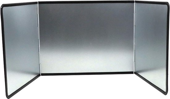 Spatdeksel Pan - Vetbord Keuken - Koken Schoonhouden - Opvouwbaar Ontwerp - 39 cm - Zilverkleurig