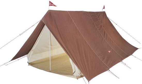 Spatz Group-8 Familietent Hazel Brown van Merkloos