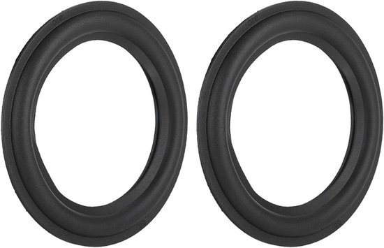 Speaker Reparatie Kit - Luidspreker Rand Woofer - Luidspreker Reparatie - Duurzaam Rubber Materiaal - 5 inch / 12.7cm - Zwart van Merkloos