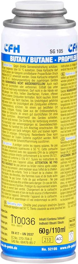 Speciaal Gas voor Campingkachels en Branders