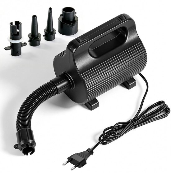 SPHProducts - BORDEAG Elektrische Luchtpomp voor Luchtmatras - 600 W - Ideaal voor Camping en Outdoor van Merkloos
