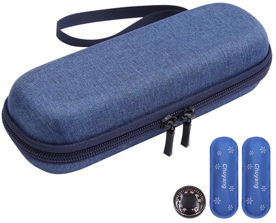 SPHProducts - Insuline PenCase - Reisdoos voor Insuline - Compact en Lichtgewicht - Zwart - Insuline Koeler - Veilig Temperatuurbeheer - Geschikt voor ... van Merkloos