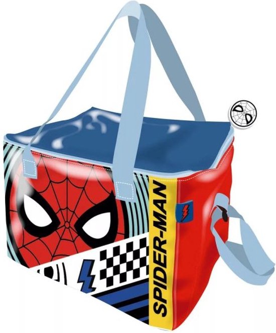 Spiderman koeltas - thermo - lunchtas - thermosnacktas - Marvel - 22,5 x 15 x 16,5 cm van Marvel