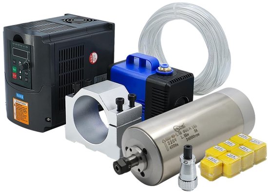 Spindle Motor Kit - Watergekoeld - 1,5 kW met pomp
