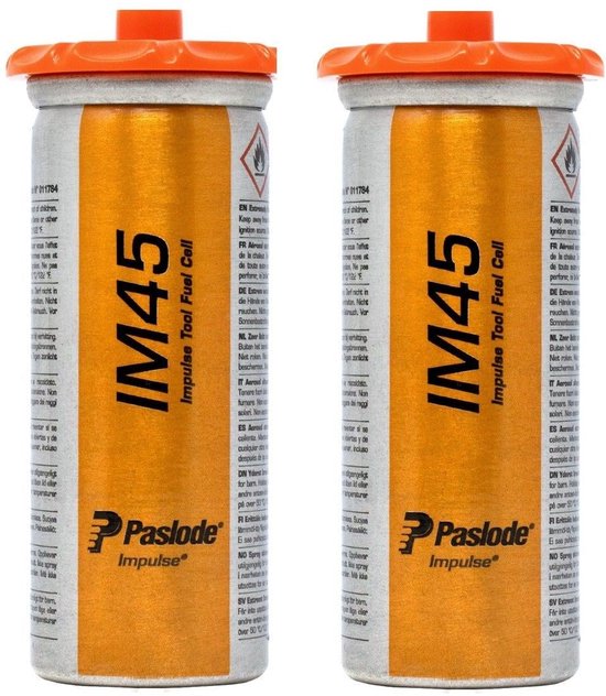 Spit Paslode 575722 Gaspatroon IM45 - Blisterverpakking 2 stuks.