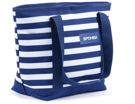 Spokey ACAPULCO - Strandtas Gestreept - Thermisch Geisoleerd - 12 Liter van Merkloos