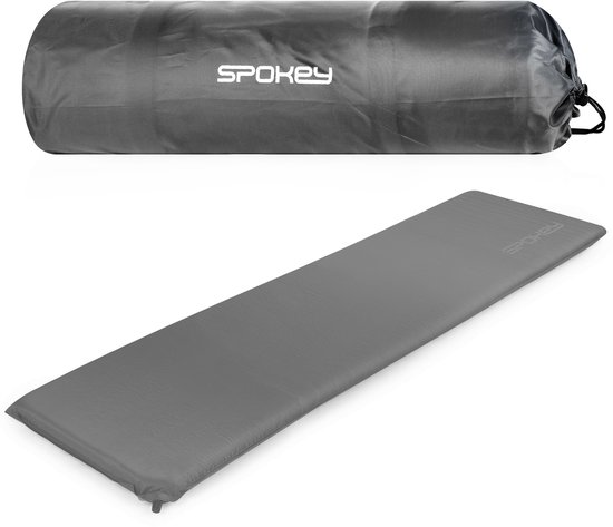 Spokey FATTY Slaapmat - Grijs - 180 x 50 cm - 5 cm - R-Value 3