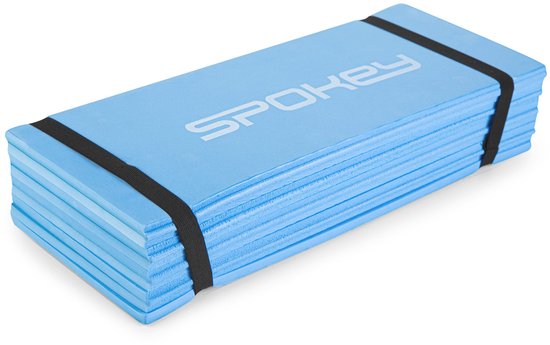 Spokey SUNRISE Karimata - Blauw - 180x50x1 cm - Lichtgewicht 250 g - Vouwbaar tot kubus - Geschikt als zitplaats van Merkloos