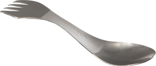 Spork Titan Roestvrijstaal Lichtgewicht - Light My Fire Outdoor Survival Bestekset Camping Spoon Fork Mes Lepel Vork RVS Bestek Set van Light My Fire