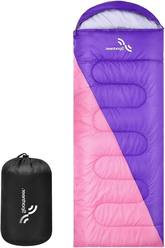Sportneer Warme Enkele Volwassenen Slaapzak - 3 Seizoen Waterdicht Lichtgewicht - Groot Ultralight pak voor Man Vissen Reizen - Buiten van Sportneer