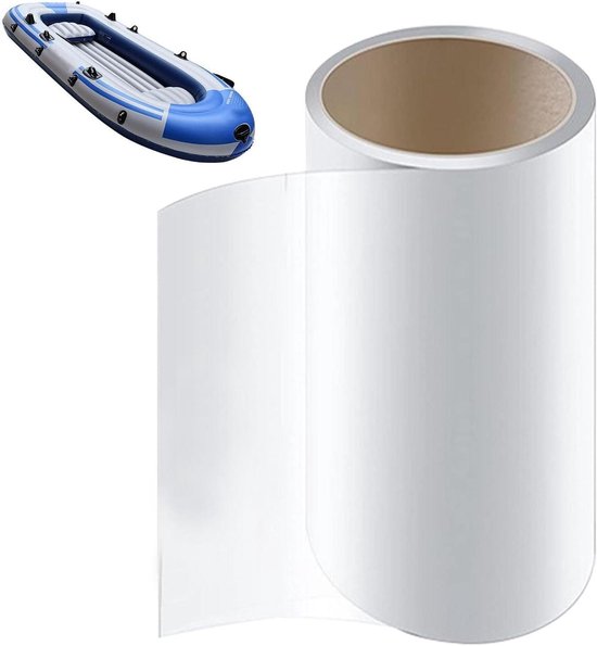Springkussen Reparatieset - Opblaasbaar Reparatie Tape - Lekken Dichten - Waterdicht TPU Materiaal - 1 meter lengte - Transparant
