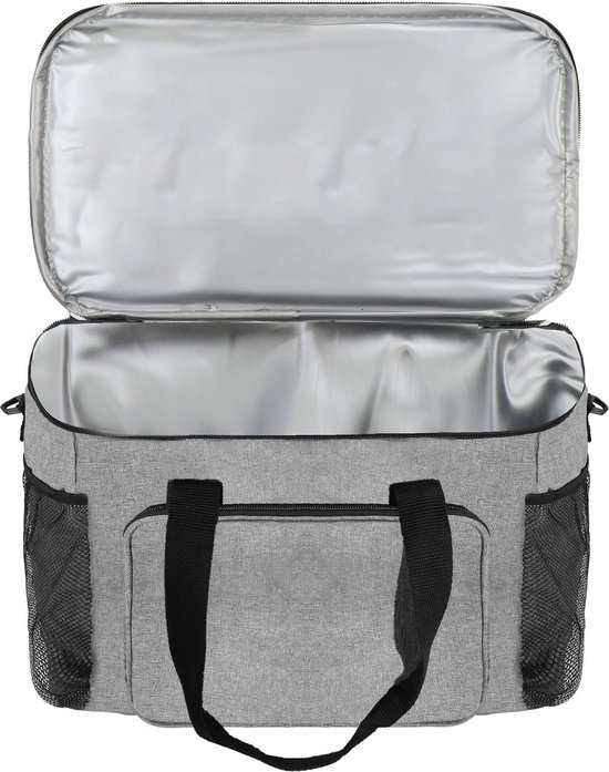 Springos Koeltas | Koelbox | 16 Liter | 32 x 23 x 22 cm | Grijs van Springos